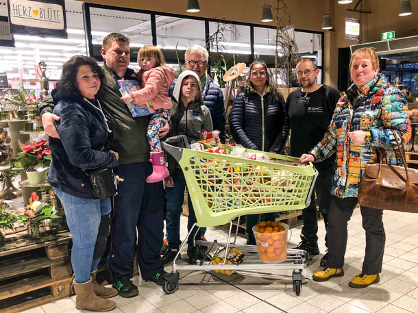 Einkaufsaktion HIC GmbH – Eindrücke aus dem EDEKA-Markt